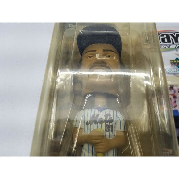 MLB Baseball Mike Piazza 31 NY Mets Bobblehead Collectible Card Also 2001 MLB - Picture 8 of 11